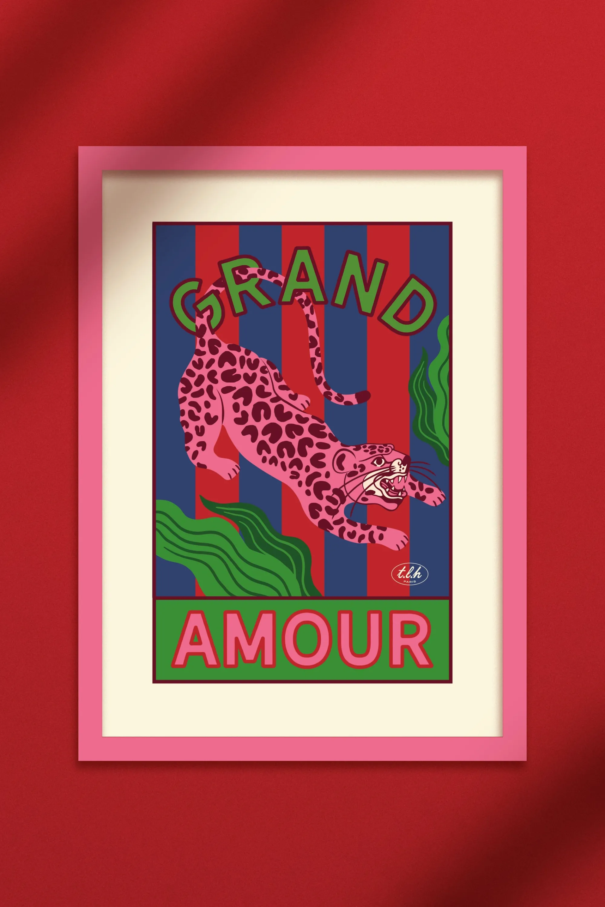 Make My Lemonade Décorations^AFFICHE A4 GRAND AMOUR LEOPARD