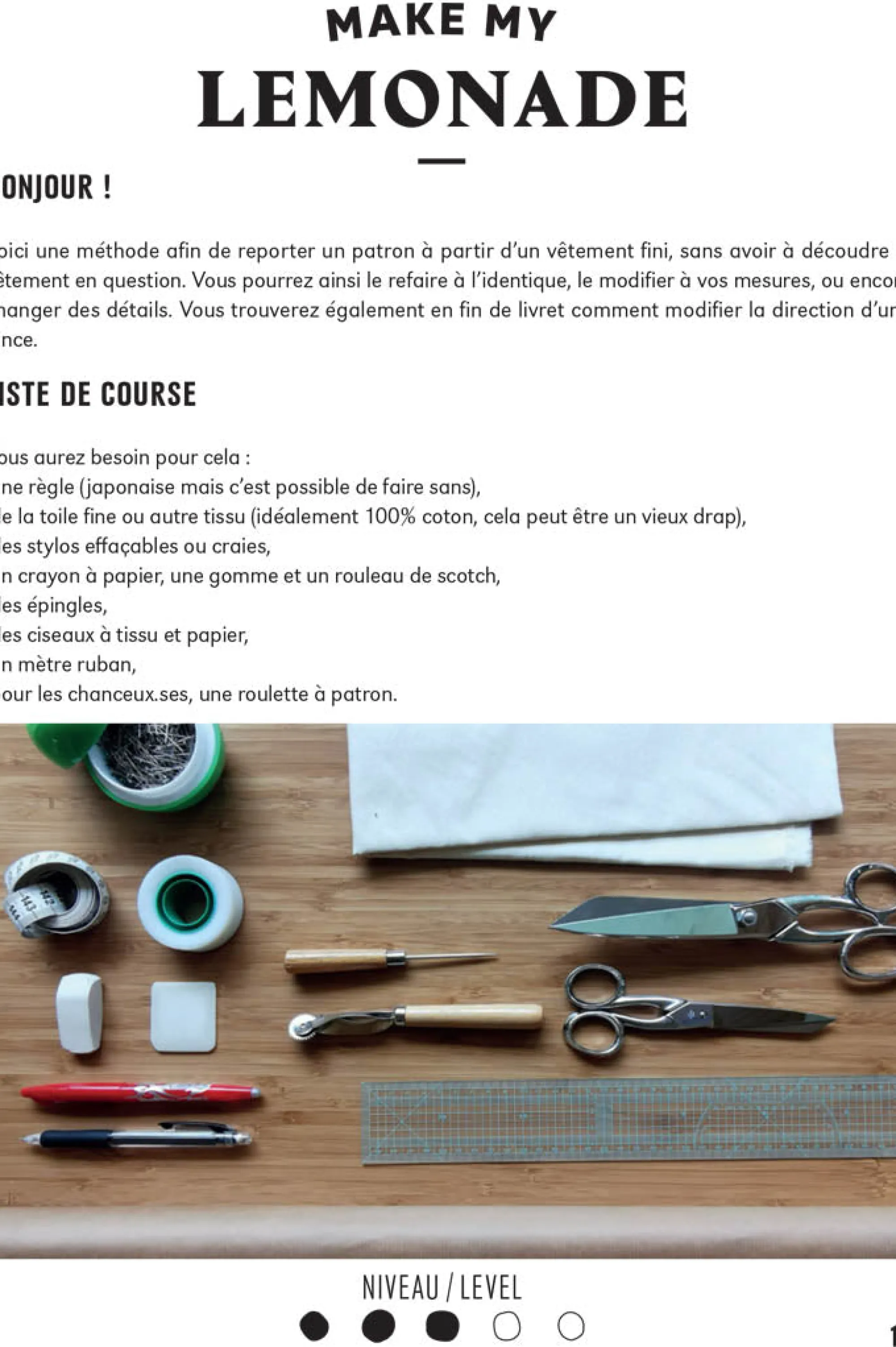 Make My Lemonade Patrons Pdf | Mercerie & Couture^Livret Avril spécial confinement