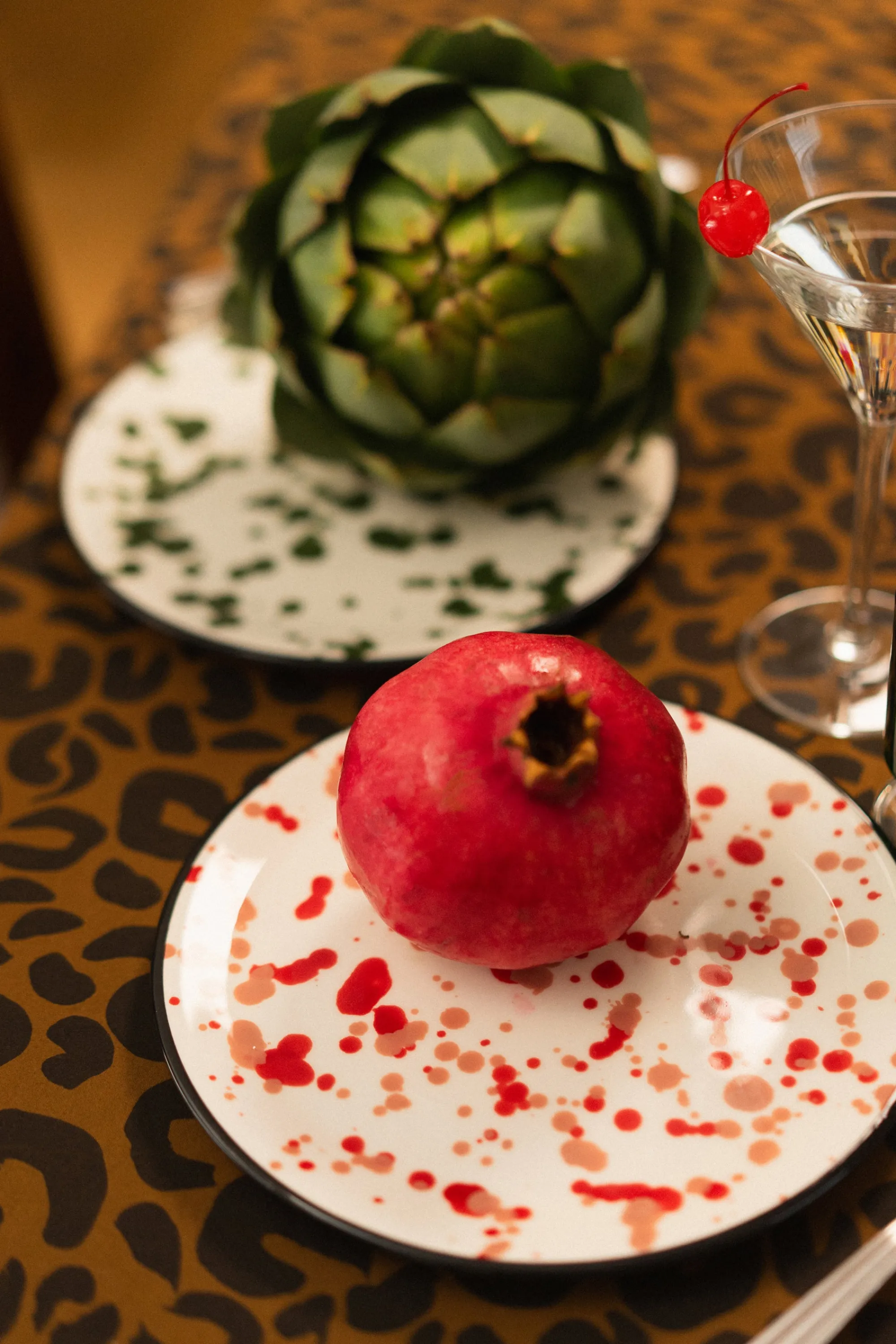 Make My Lemonade Art De La Table^LOT DE 2 ASSIETTES ELIZA DOTS
