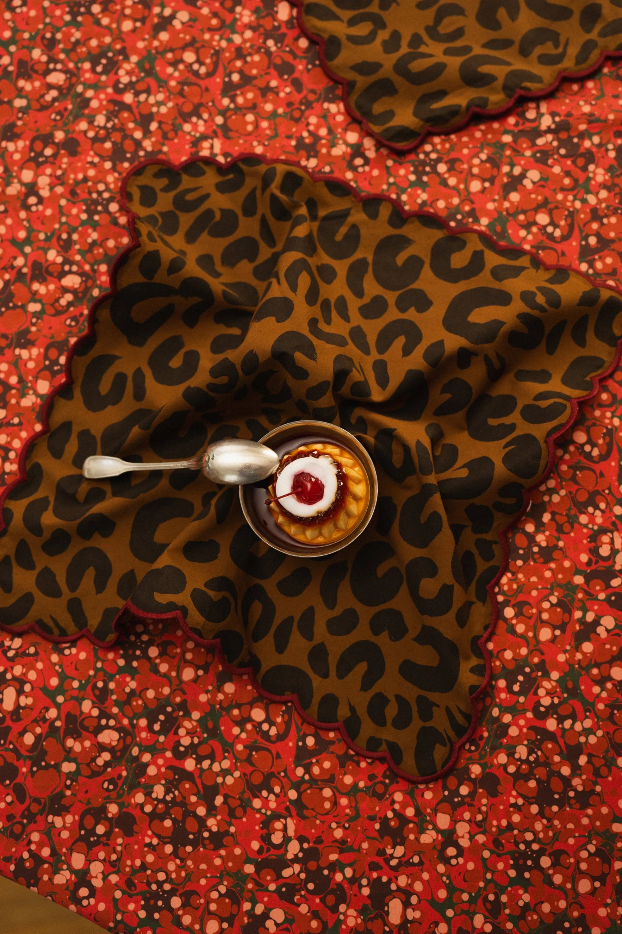 Make My Lemonade Art De La Table | Le Linge^LOT DE 2 SERVIETTES KATE LEOPARD