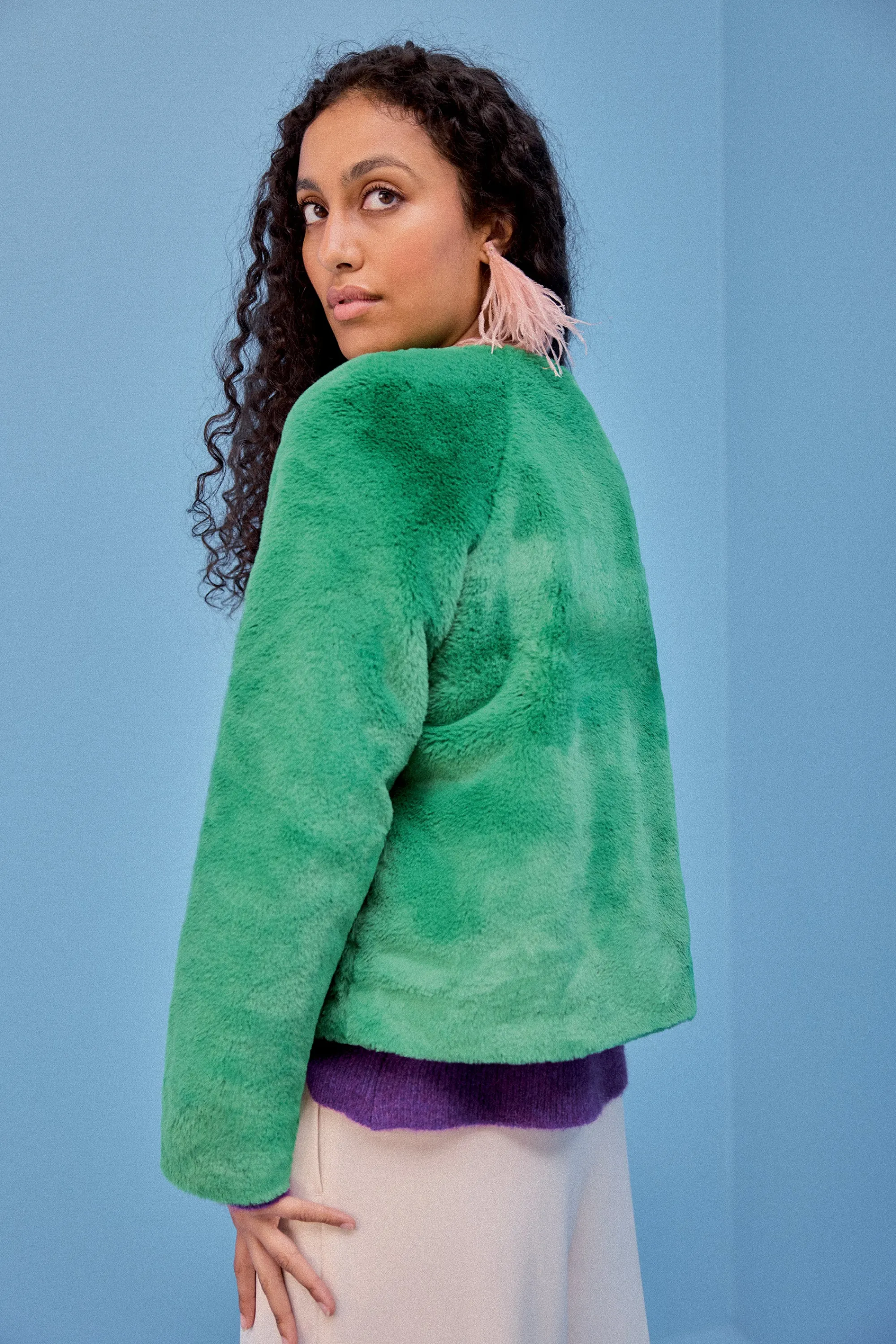 Make My Lemonade Vestes & Manteaux^MANTEAU MARIA VERT