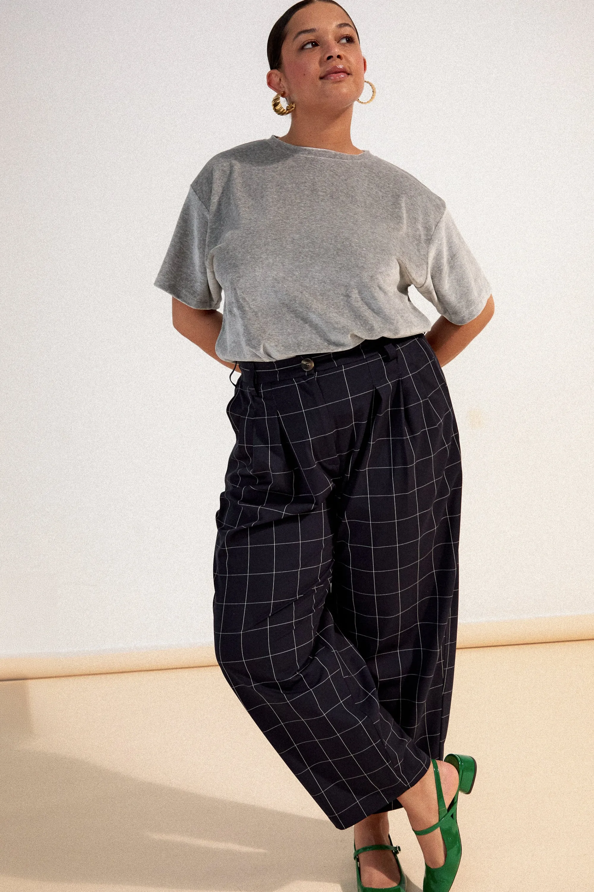 Make My Lemonade Pantalons^PANTALON NEW NOE CARREAUX NAVY