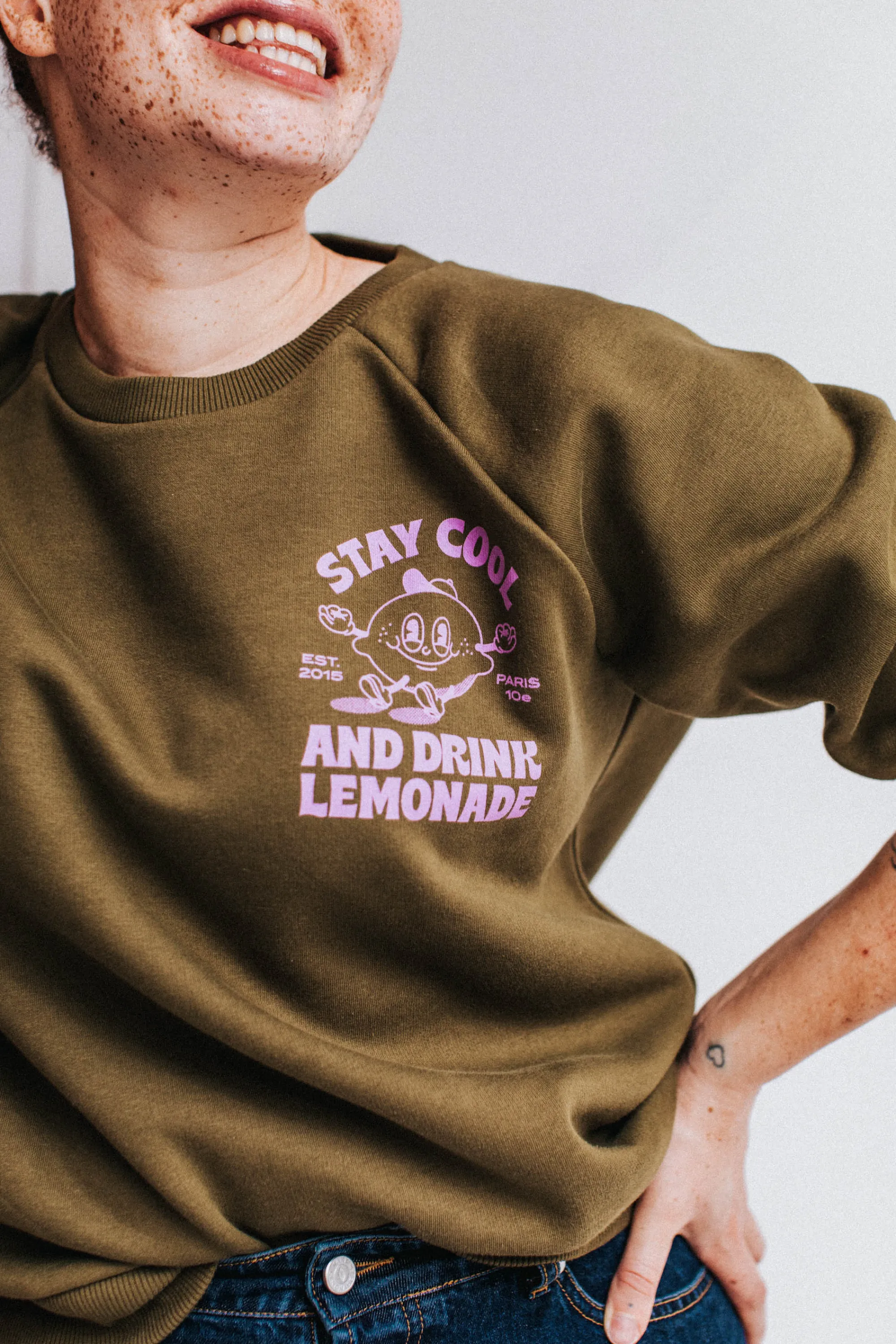 Make My Lemonade Sweats & Mailles^SWEAT HENRI KAKI
