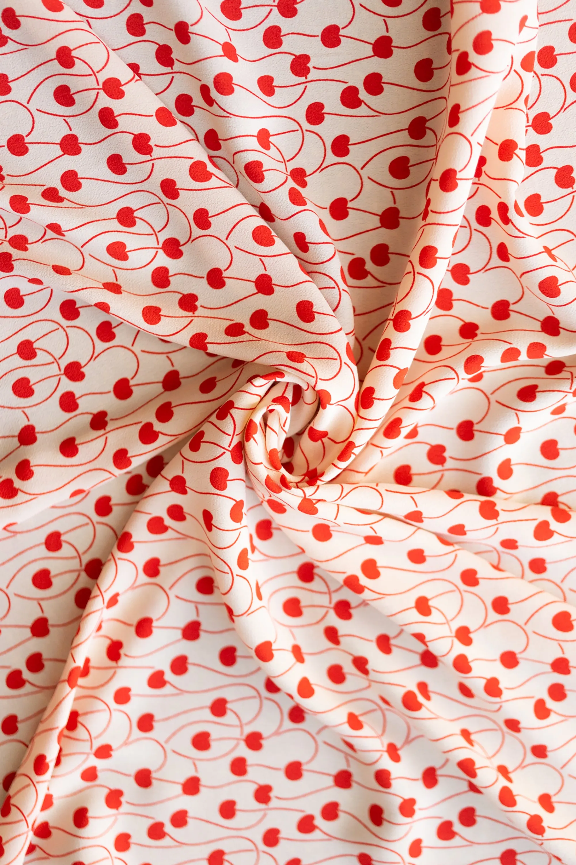 Make My Lemonade Tissus | Mercerie & Couture^TISSU ECRU CERISES