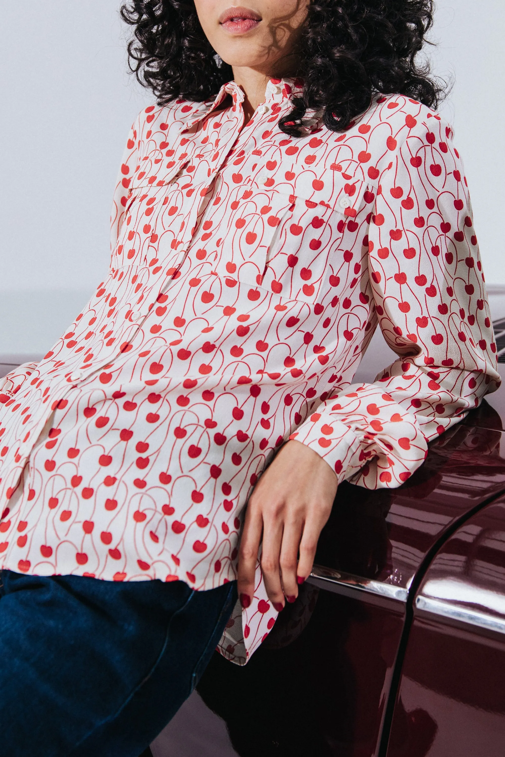 Make My Lemonade Tissus | Mercerie & Couture^TISSU ECRU CERISES