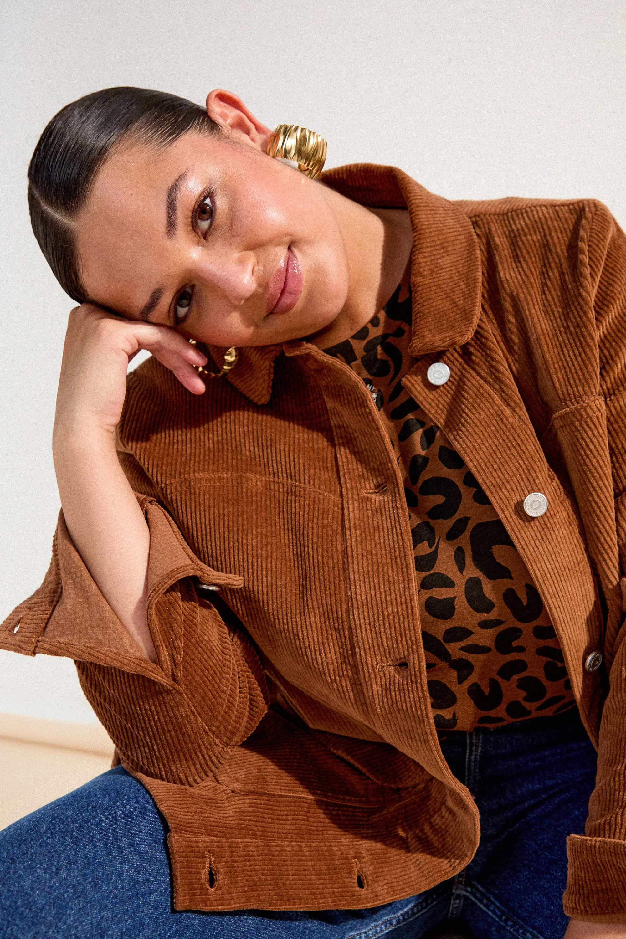 Make My Lemonade Vestes & Manteaux^VESTE NINO VELOURS MACCHIATO